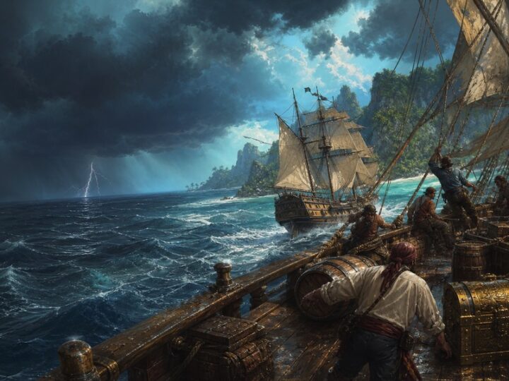 Pirate Banner Storm Run